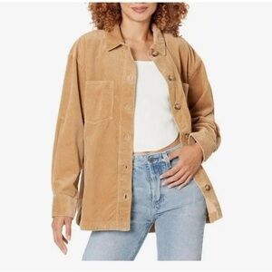 Madewell Corduroy Kentwood Oversized Shirt-Jacket